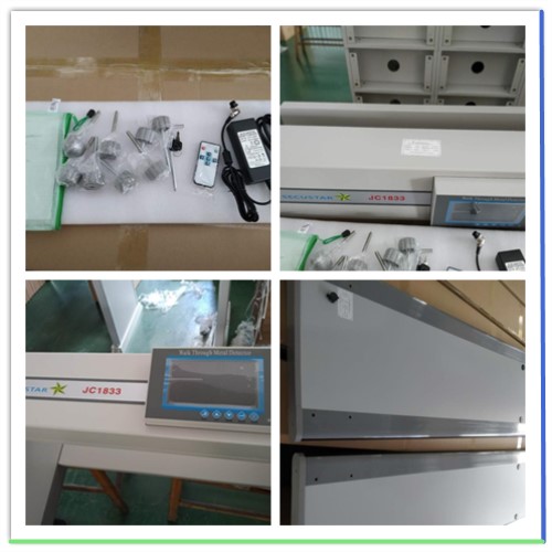 Esposizione LCD IP68 di porta del metal detector telecomandato della struttura con l'allarme sano 0